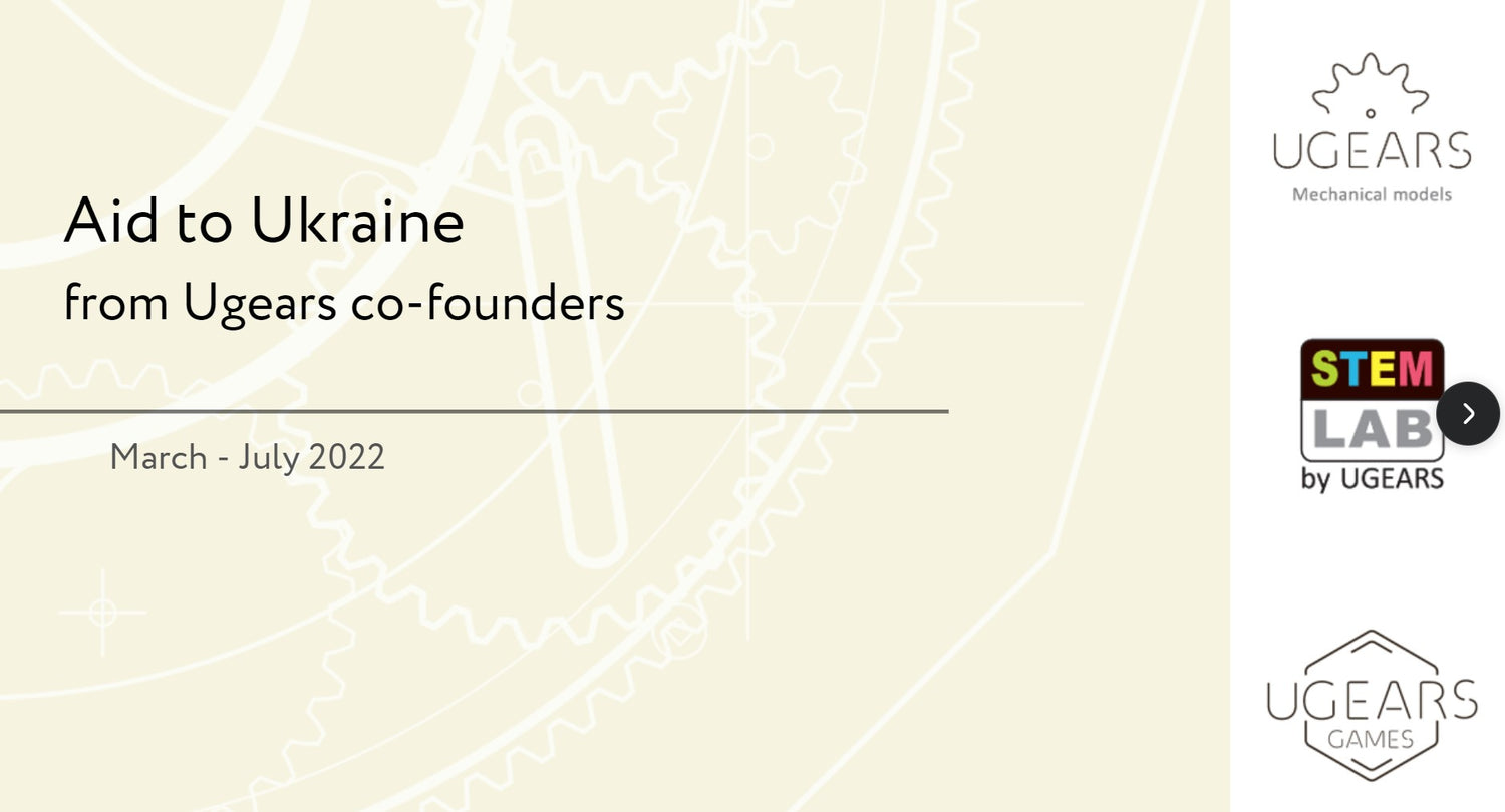 Aiuti all'Ucraina dai co-fondatori di Ugears