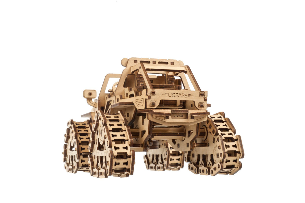 UGEARS Veicolo Cingolato Fuoristrada - Modellismo Auto da Costruire per  Adulti - Puzzle 3D Modellini Auto in Legno da Costruire - Ideale per  Appassionati di Veicoli Fuoristrada e Amanti dei Puzzle 