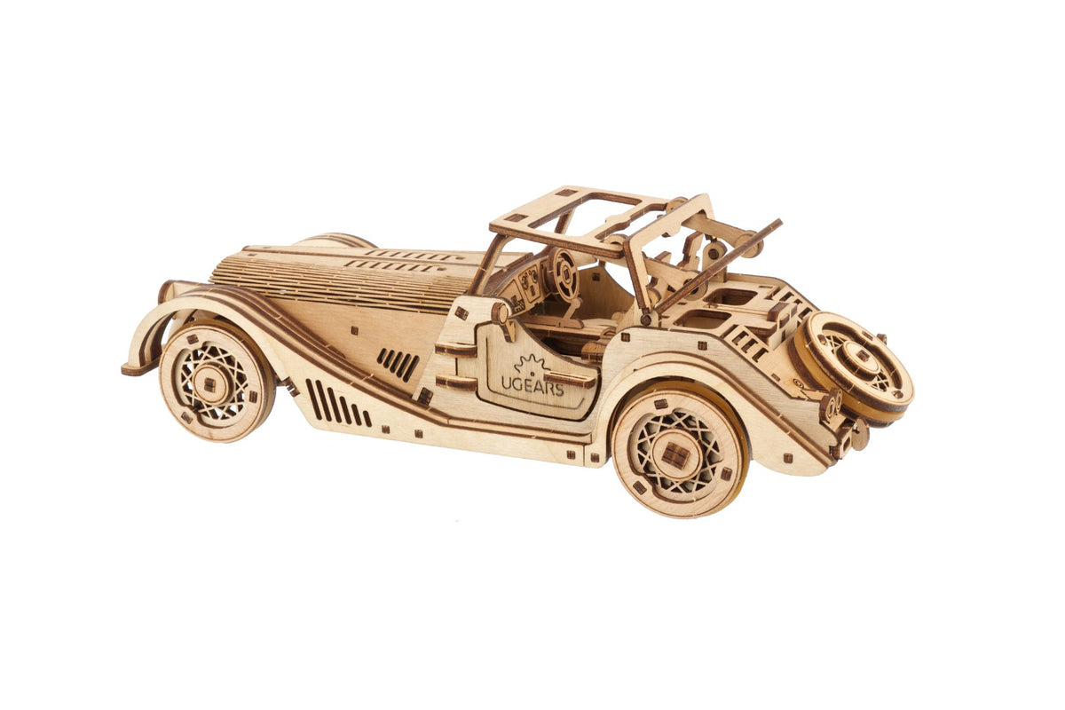 UGEARS Auto Sportiva Rapid Mouse - Modellismo da Costruire Adulti - Puzzle  3D Legno Modellini Auto da Costruire - Modellismo Auto Epoca Costruzioni  per Adulti - Auto Decappottabile con Doppio Motore 