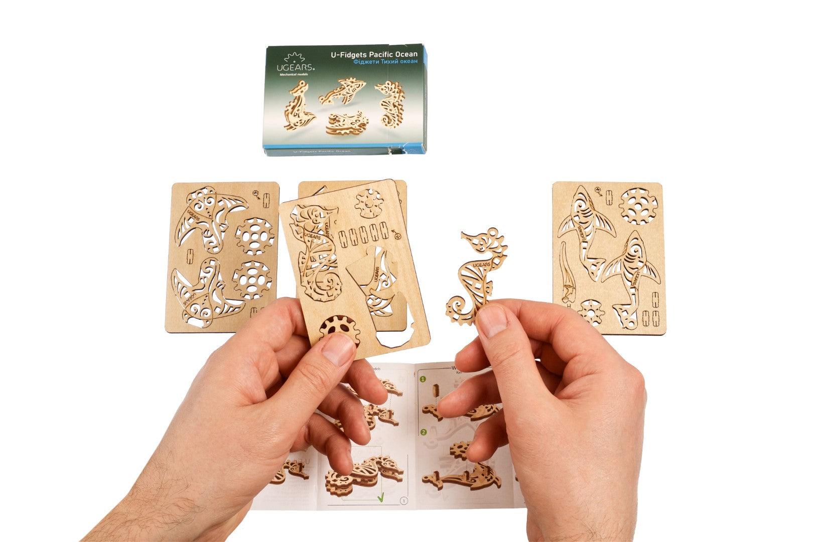 UGEARS FIDGETS - Oceano Pacifico