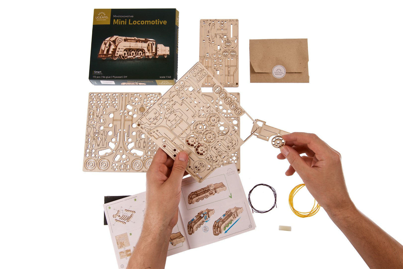 UGEARS - Mini Locomotiva