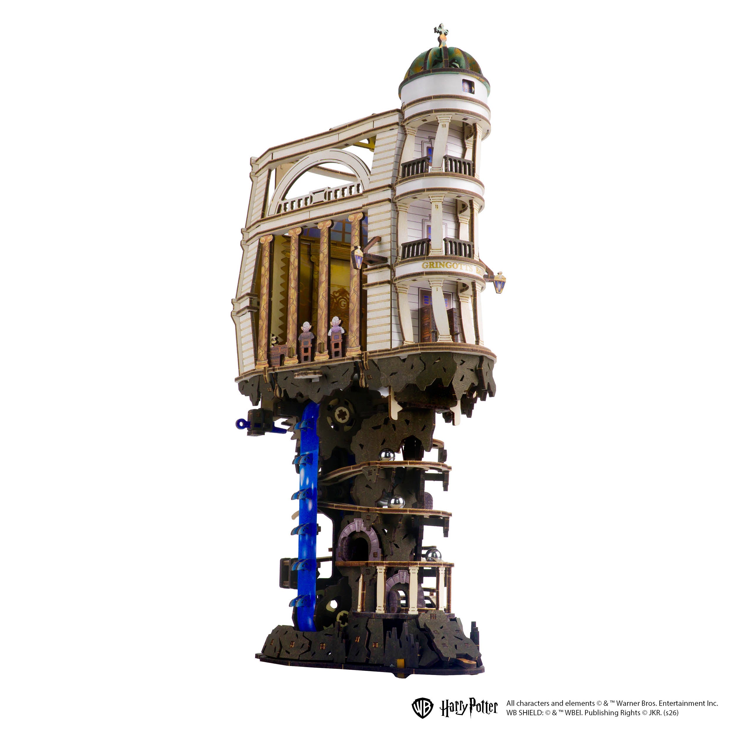UGEARS - Harry Potter - Pista da biglie – Banca dei Maghi Gringott™
