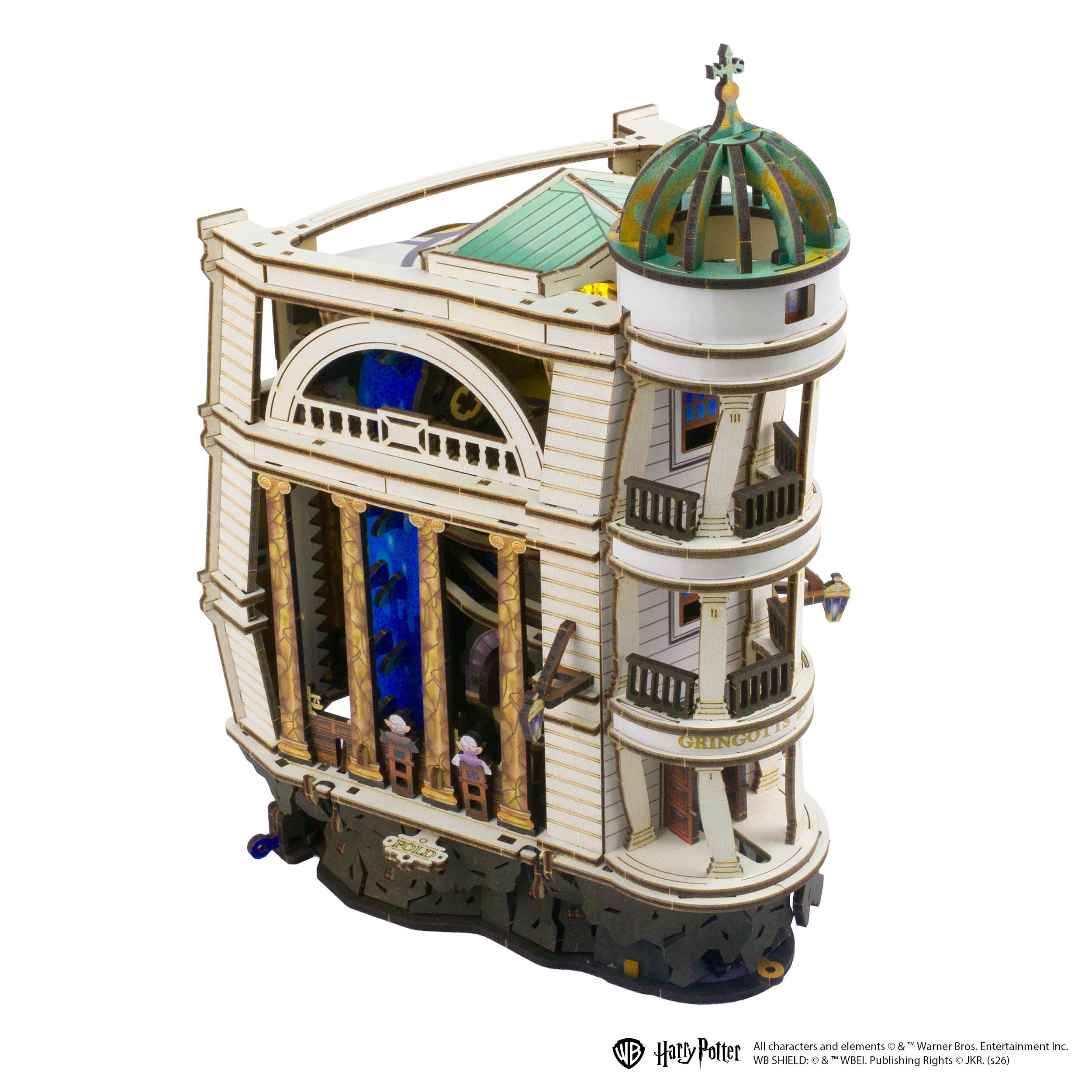 UGEARS - Harry Potter - Pista da biglie – Banca dei Maghi Gringott™