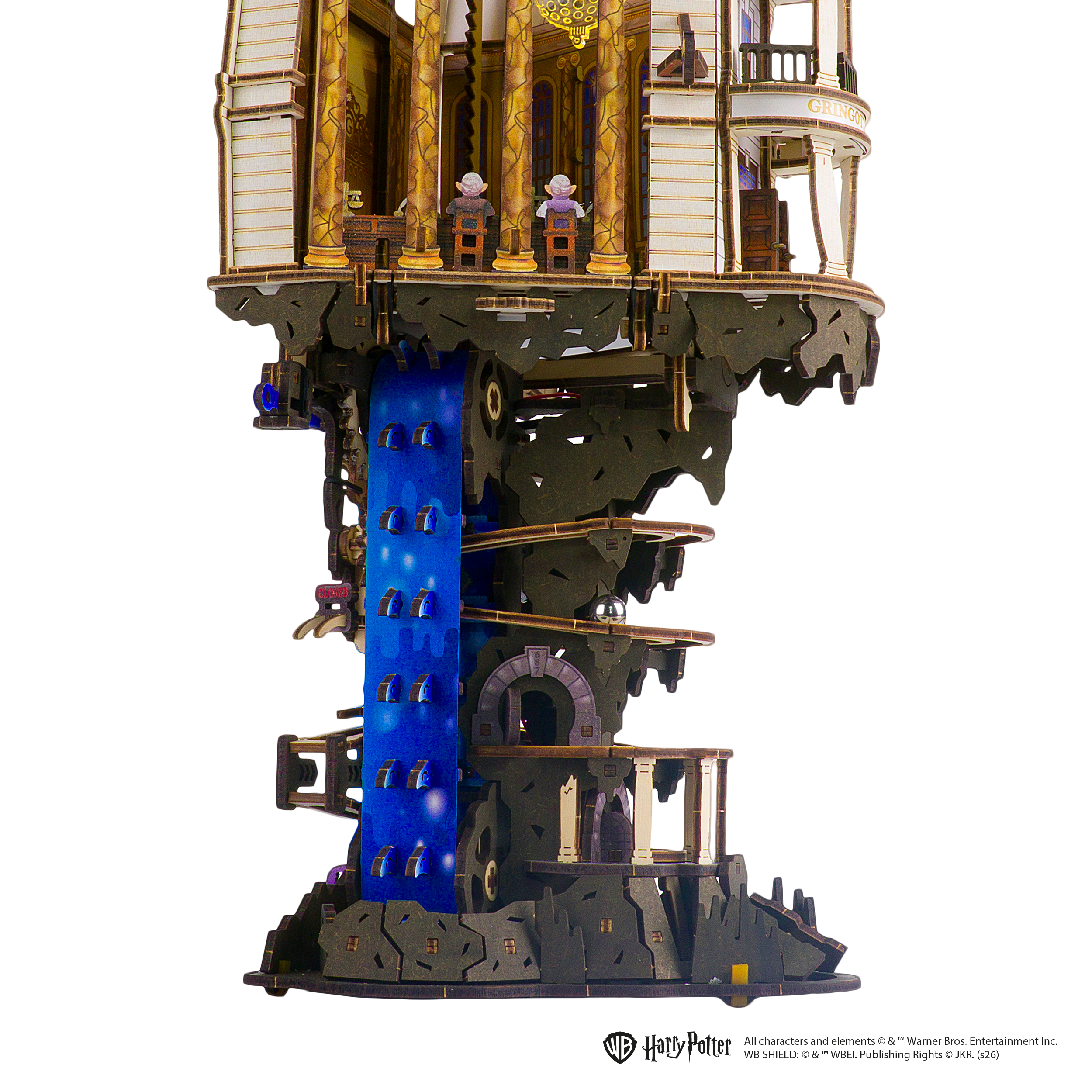 UGEARS - Harry Potter - Pista da biglie – Banca dei Maghi Gringott™
