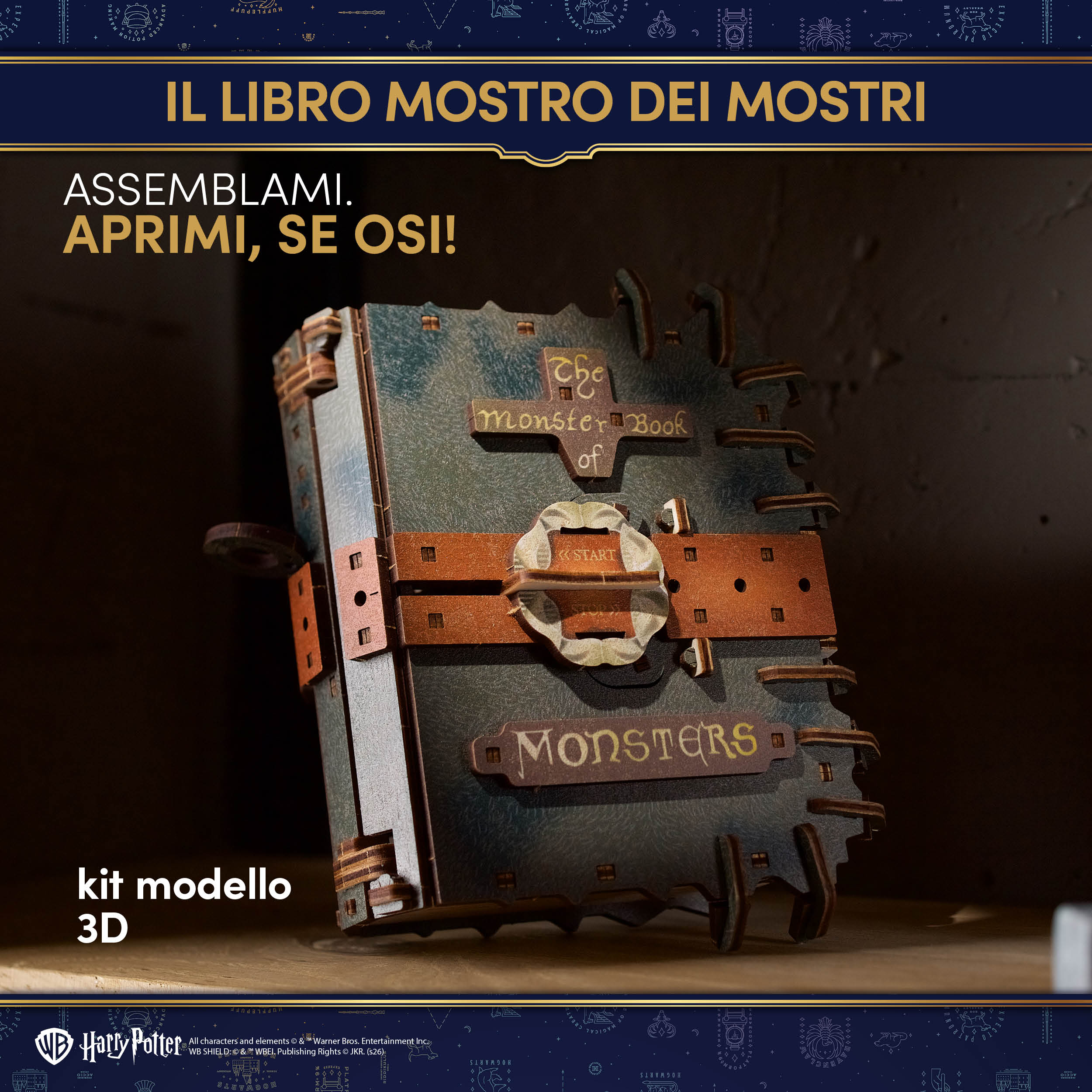 UGEARS - Harry Potter - Il libro mostro dei mostri™