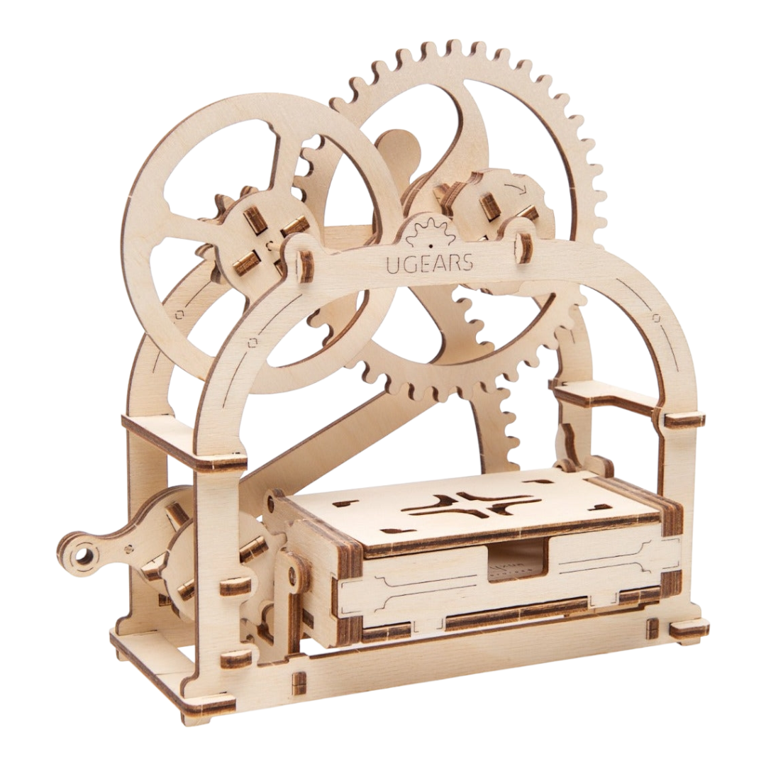 UGEARS - Scatola Meccanica - Portabiglietti da Visita