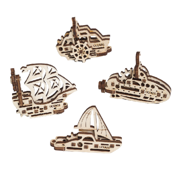 UGEARS FIDGETS - Barche