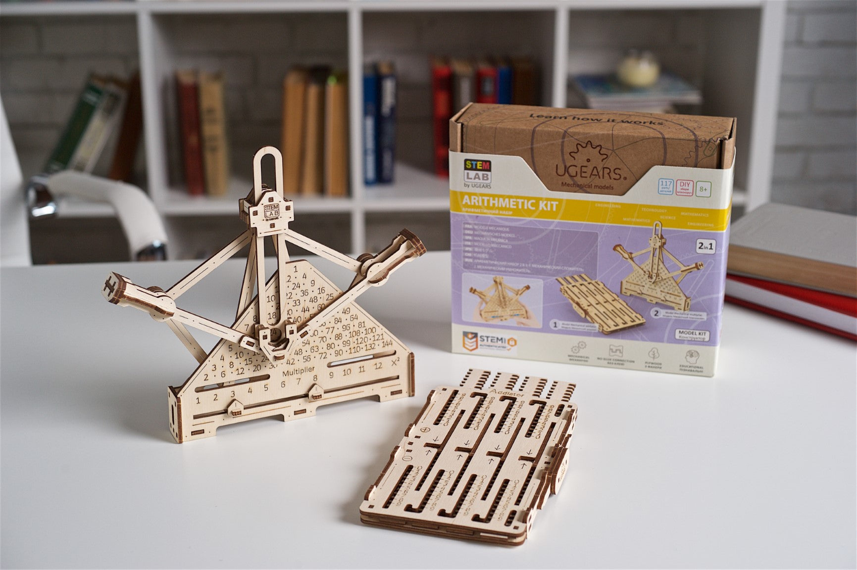 UGEARS STEM LAB - Kit Aritmetico 2-1