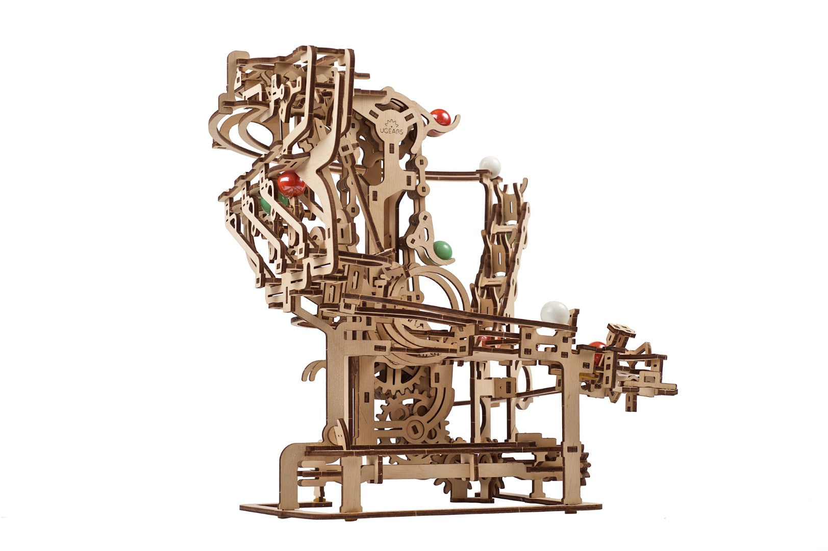 UGEARS - Pista da Biglie Marble Run 1 - Montacarichi a Catena