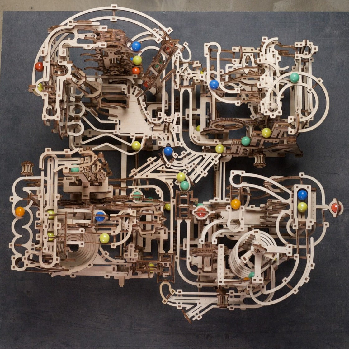UGEARS - 4 Piste da Biglie - Set Completo