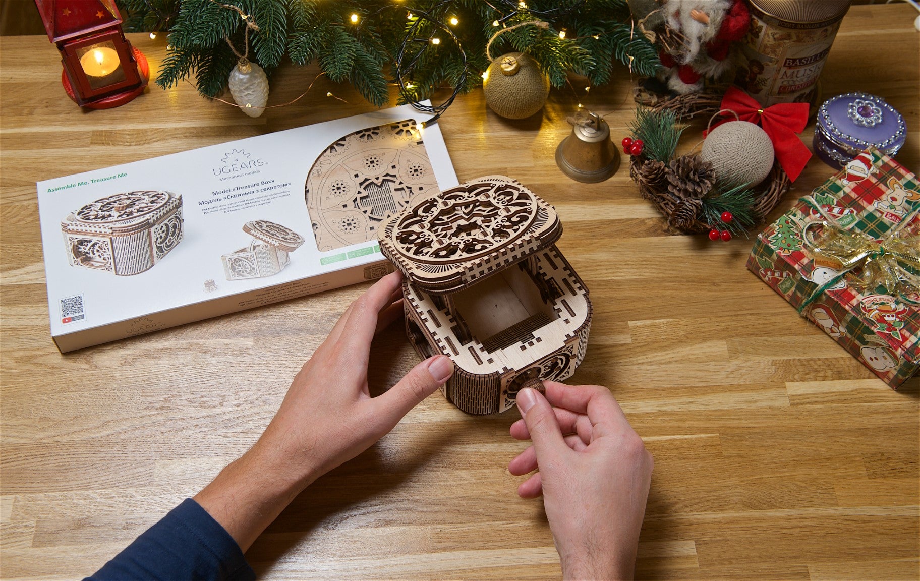 UGEARS - Scatola del Tesoro - Portagioie