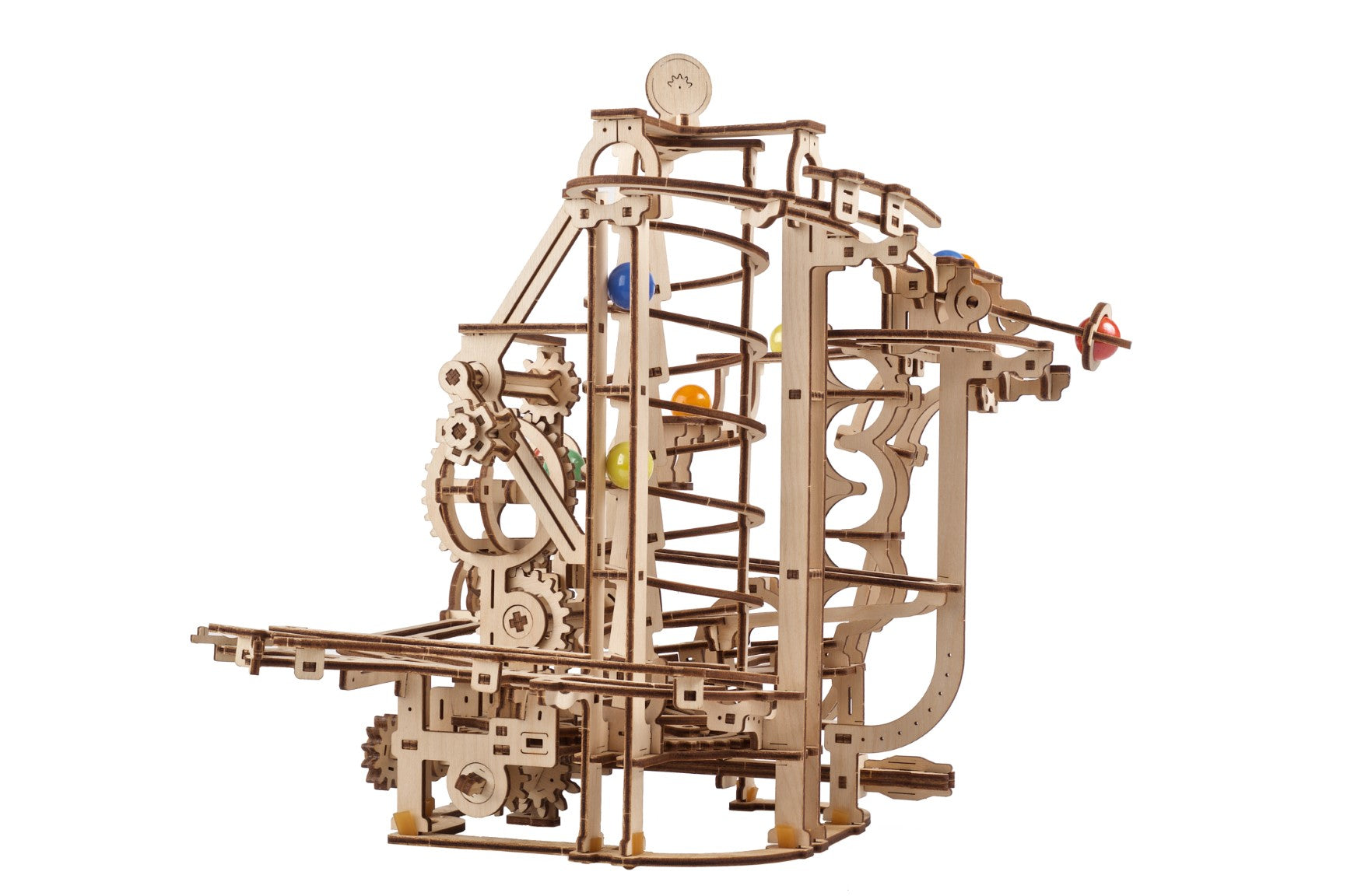 UGEARS - Pista da Biglie Marble Run 4 - Scivolo a Spirale