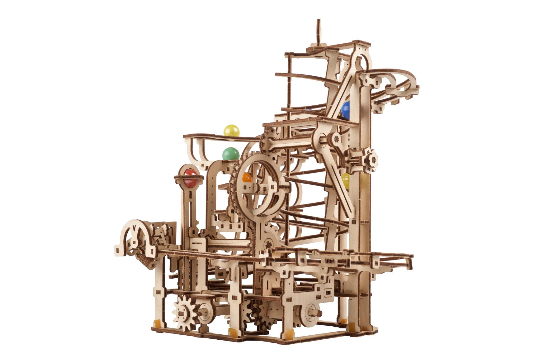 UGEARS - Pista da Biglie Marble Run 4 - Scivolo a Spirale