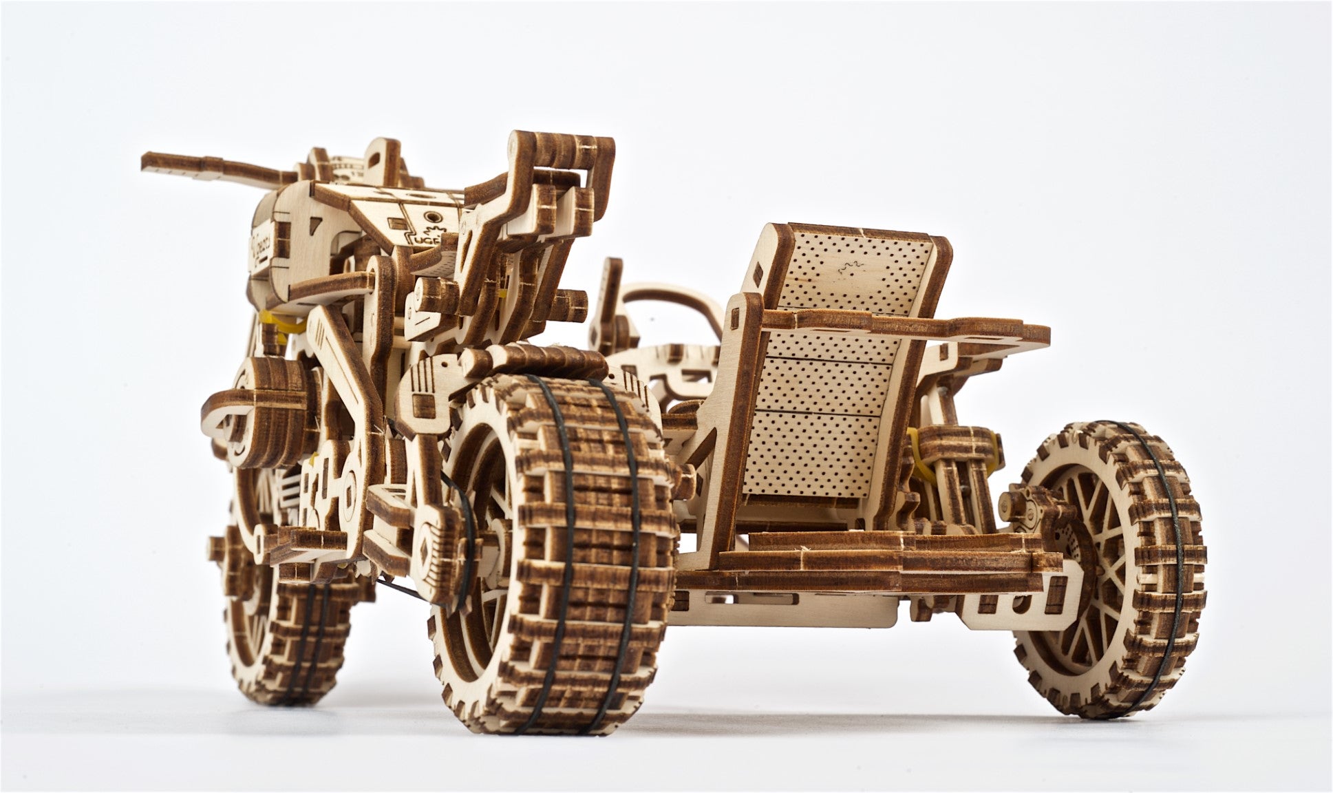 UGEARS - Moto Scrambler UGR-10 con Sidecar