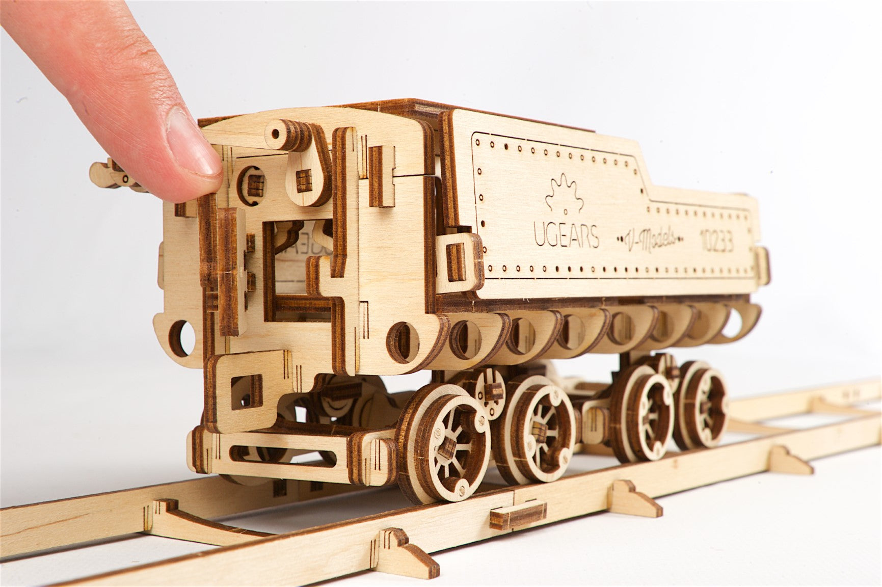 UGEARS - Treno a Vapore V-Express con Tender
