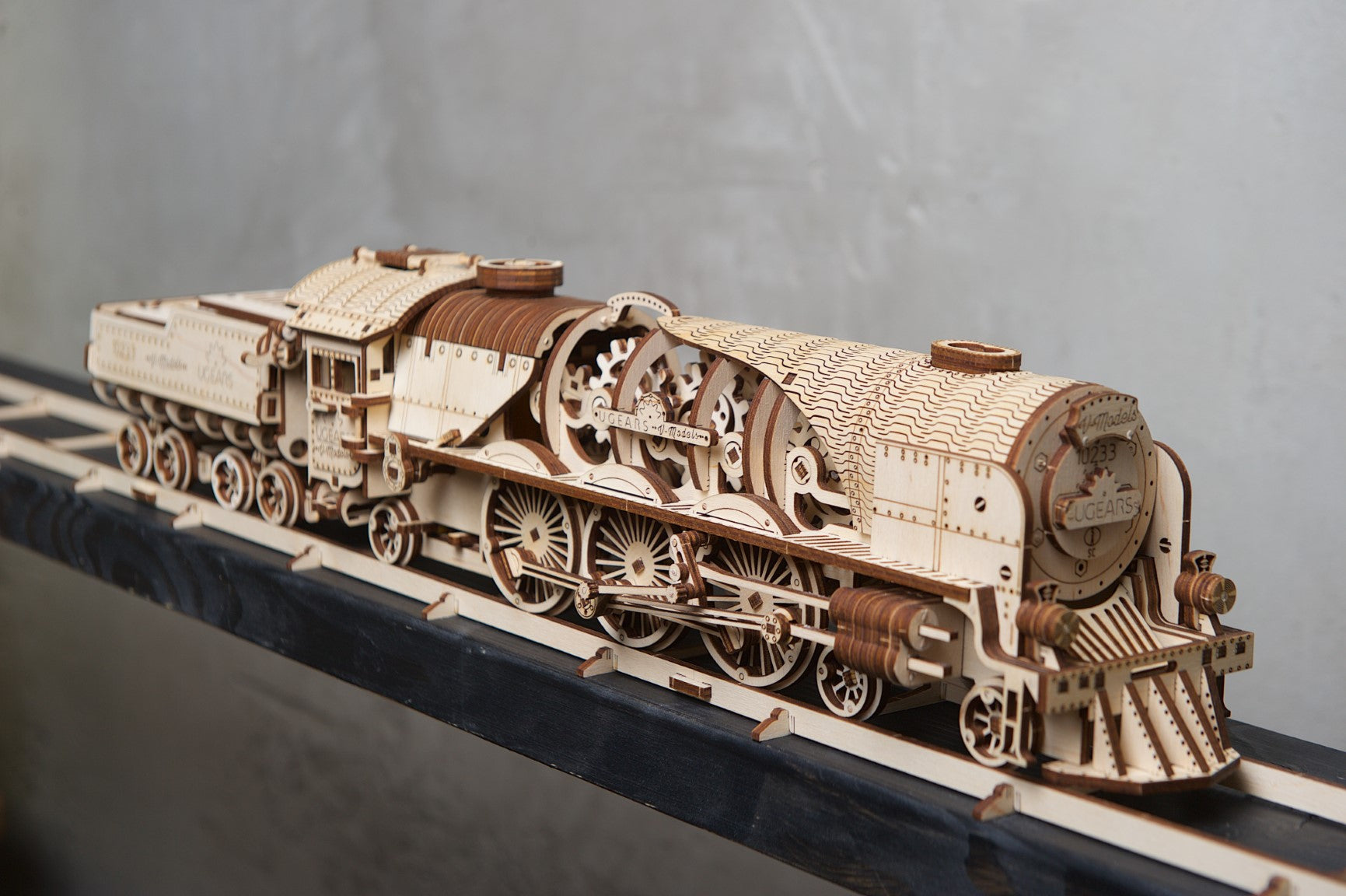 UGEARS - Treno a Vapore V-Express con Tender