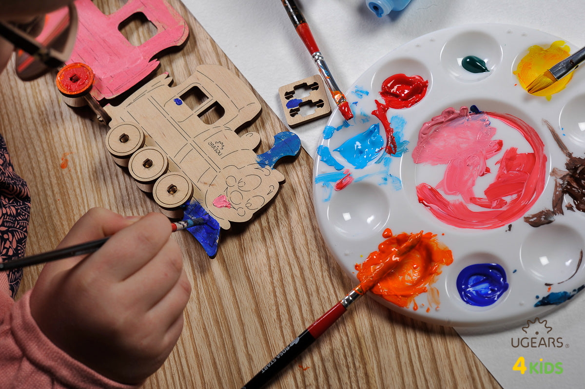 UGEARS KIDS - Locomotiva