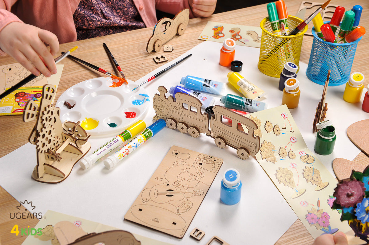 UGEARS KIDS - Locomotiva