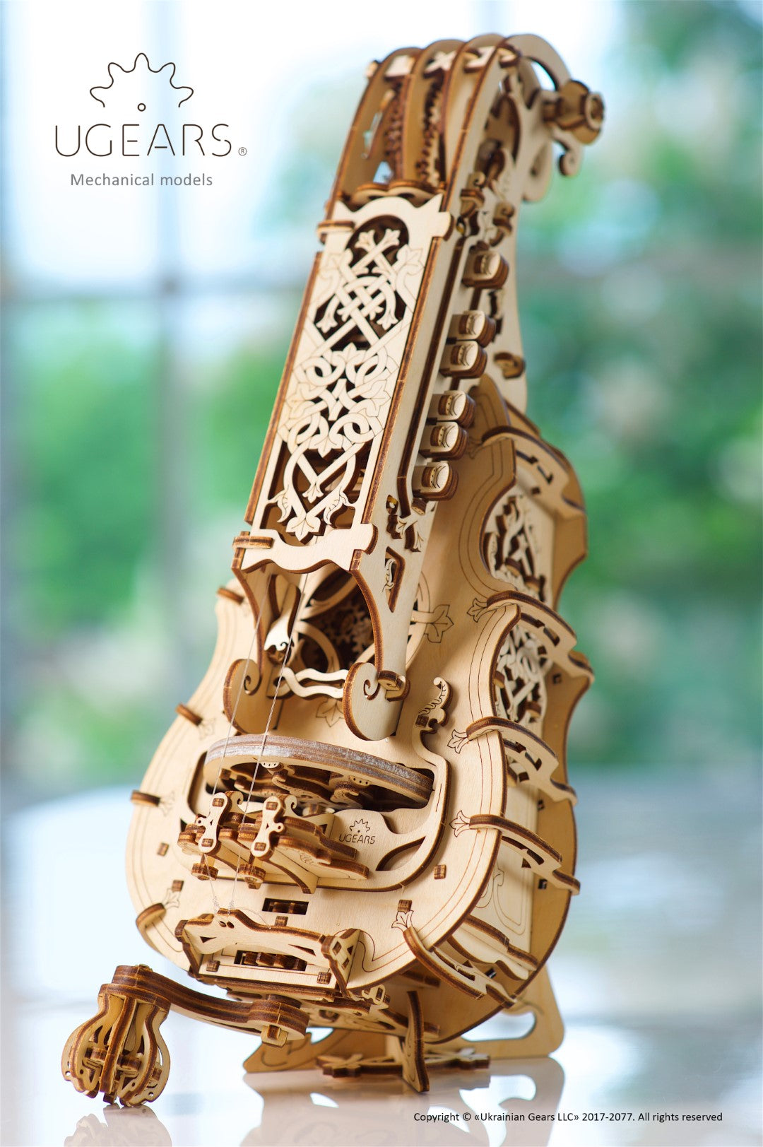 UGEARS - Hurdy Gurdy - Ghironda