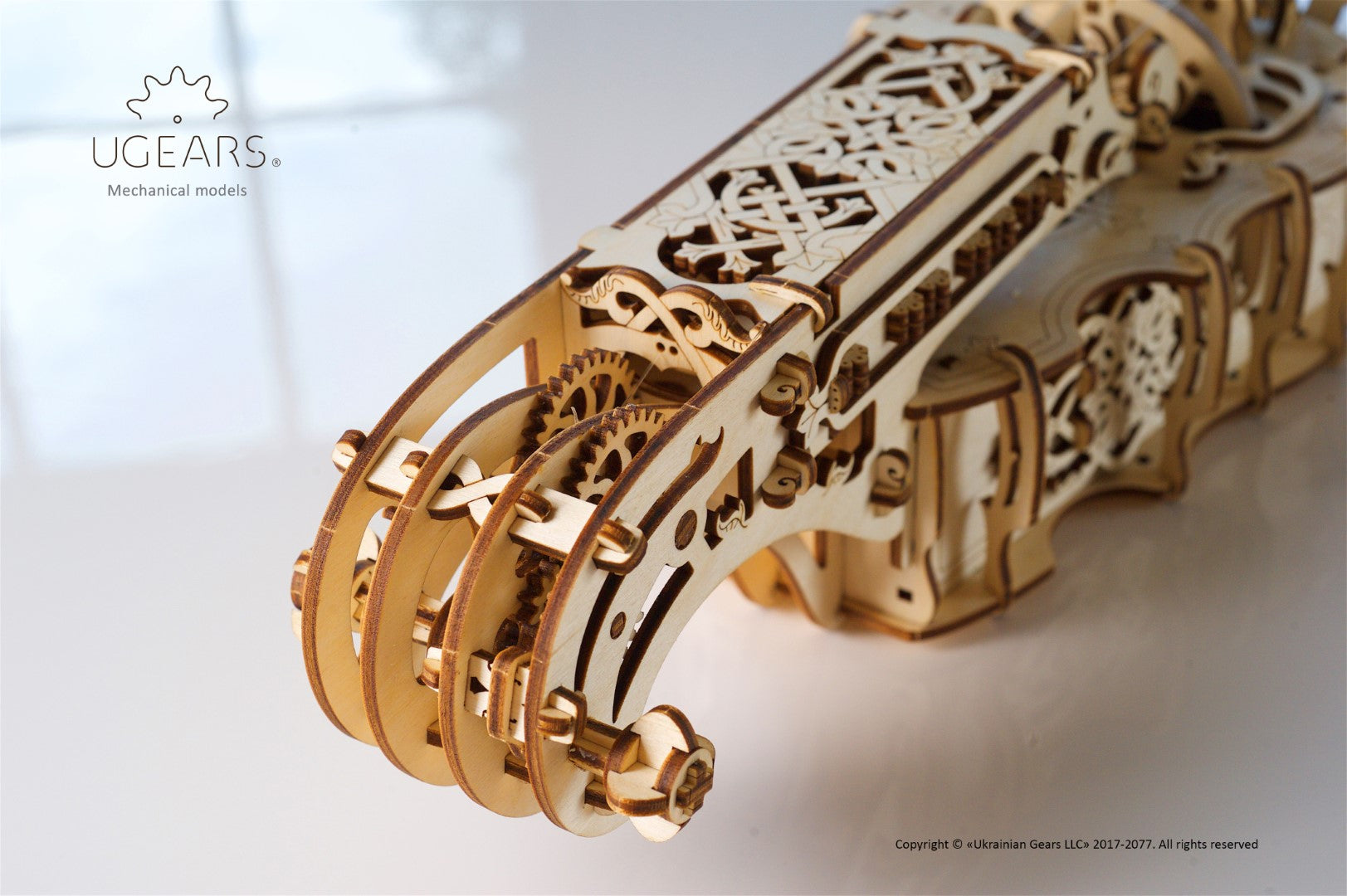 UGEARS - Hurdy Gurdy - Ghironda