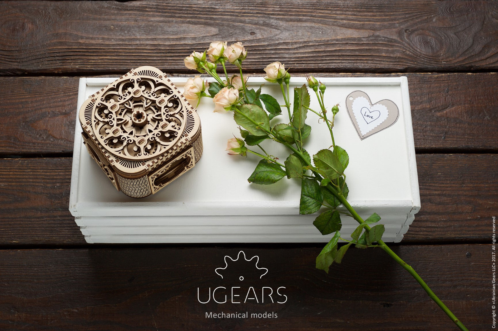 UGEARS - Scatola del Tesoro - Portagioie