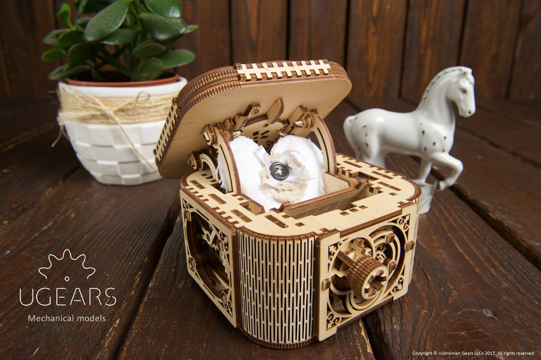 UGEARS - Scatola del Tesoro - Portagioie