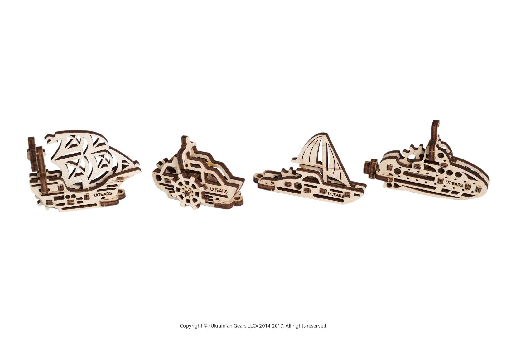 UGEARS FIDGETS - Barche