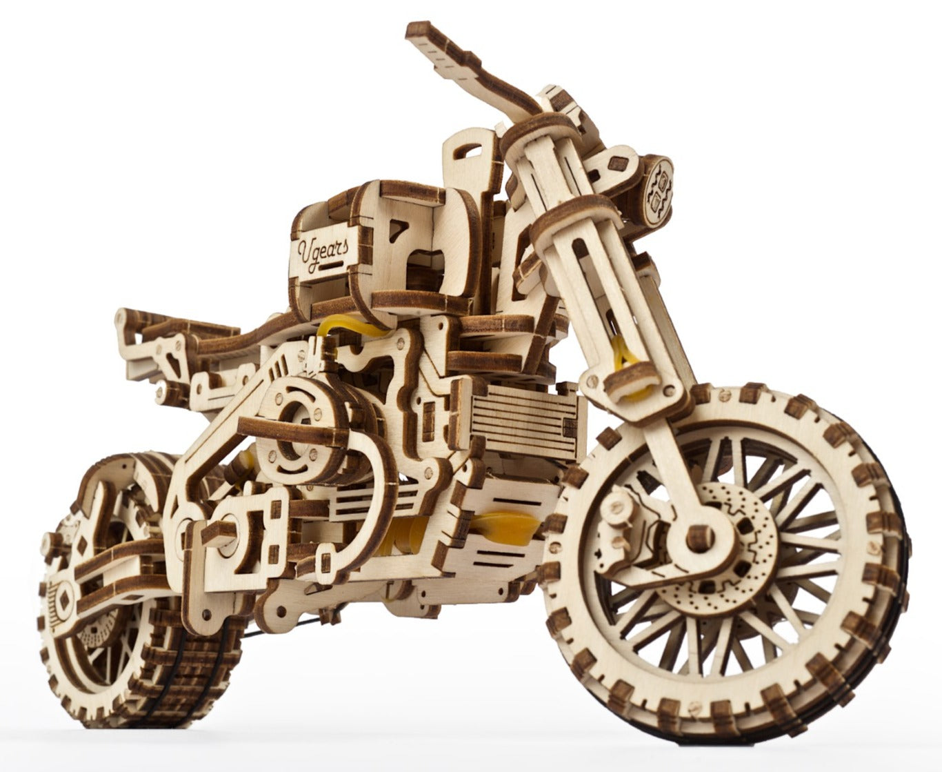 UGEARS - Moto Scrambler UGR-10 con Sidecar