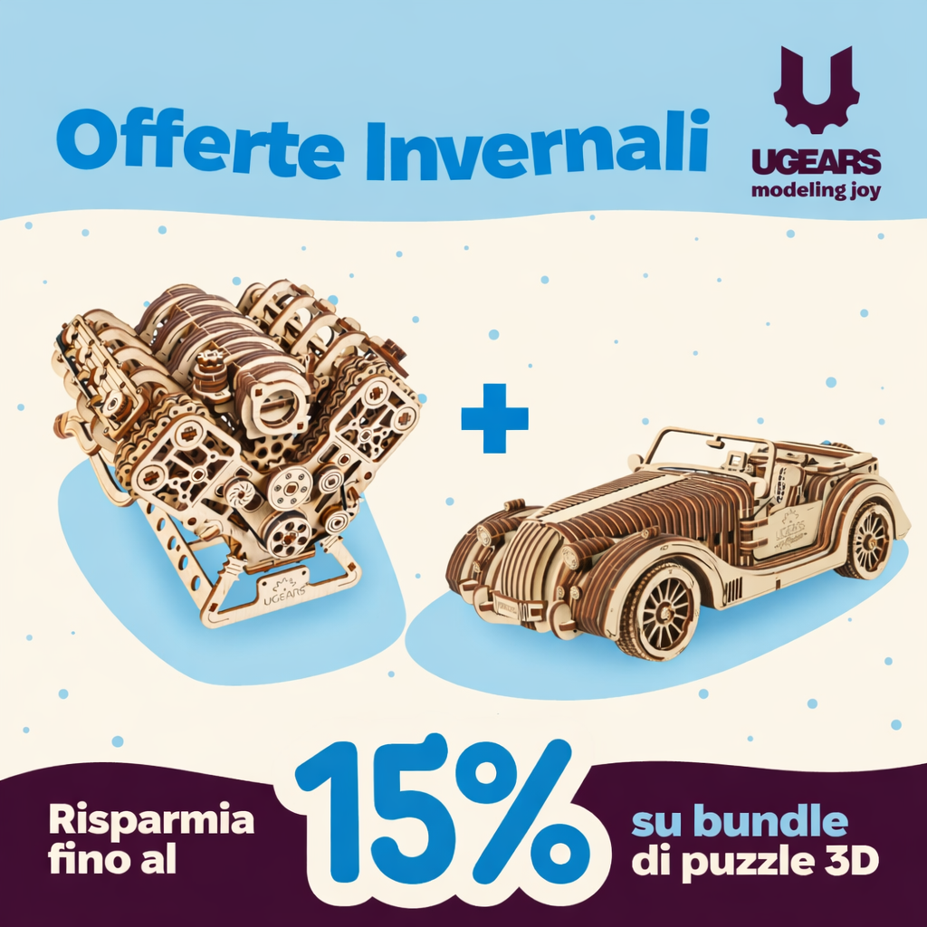 UGEARS - BUNDLE MOTORE V8 E ROADSTER