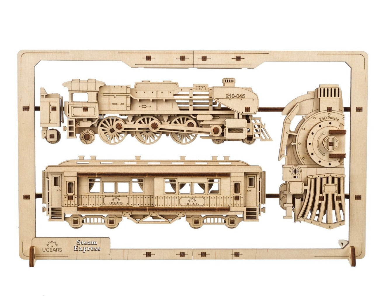 UGEARS - Treno a Vapore 2.5D