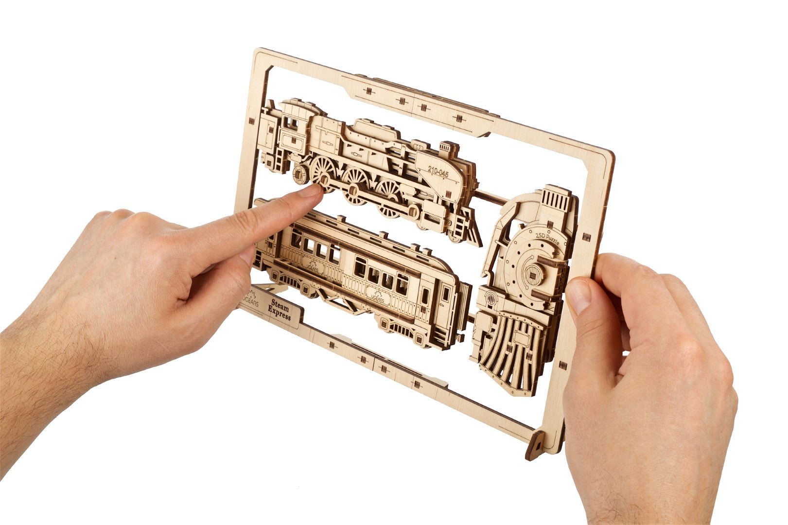 UGEARS - Treno a Vapore 2.5D