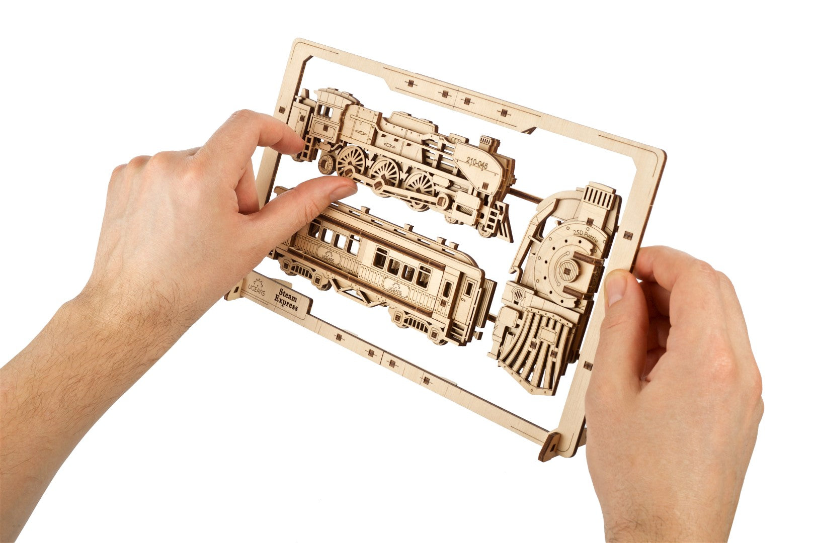 UGEARS - Treno a Vapore 2.5D