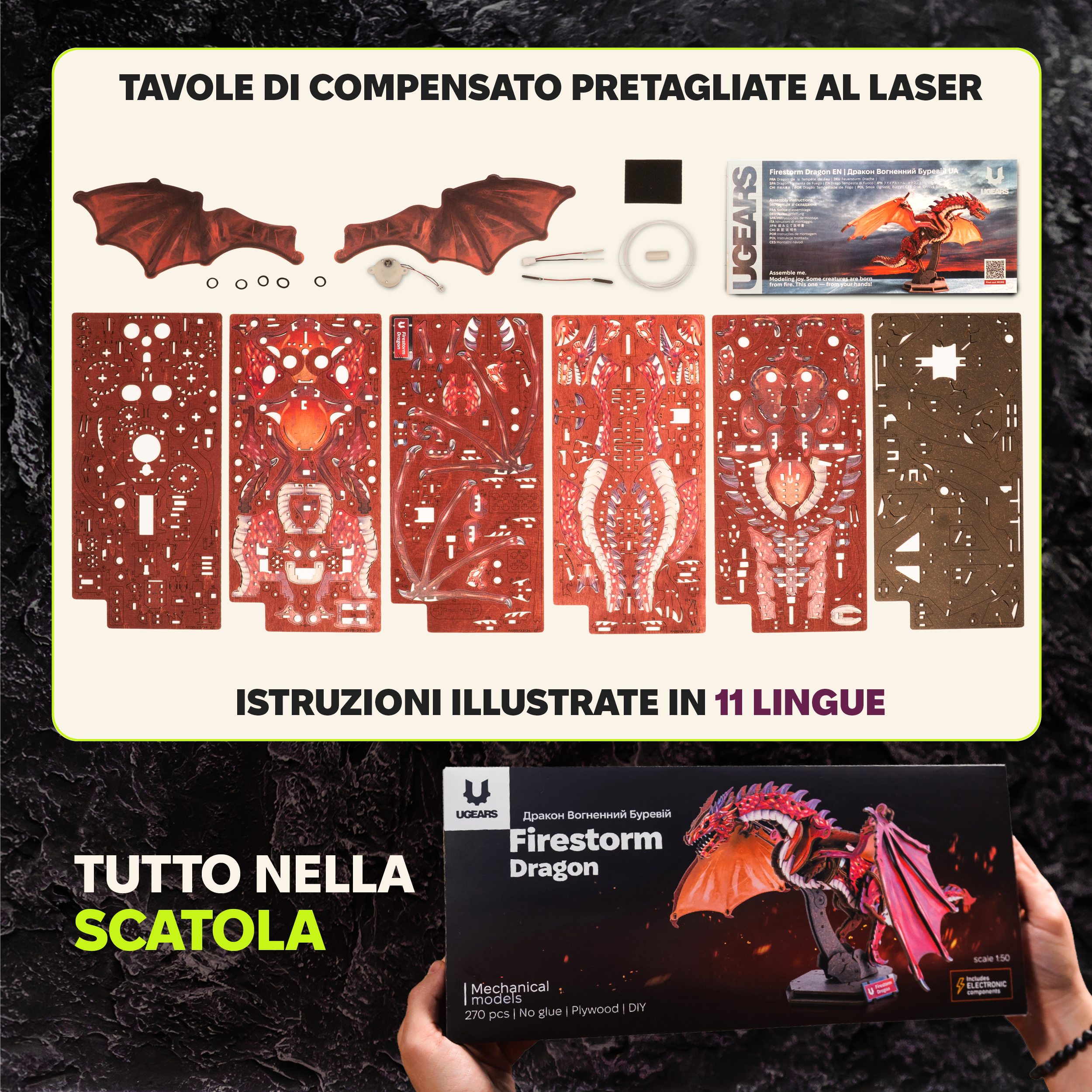 UGEARS - Drago della Tempesta di Fuoco