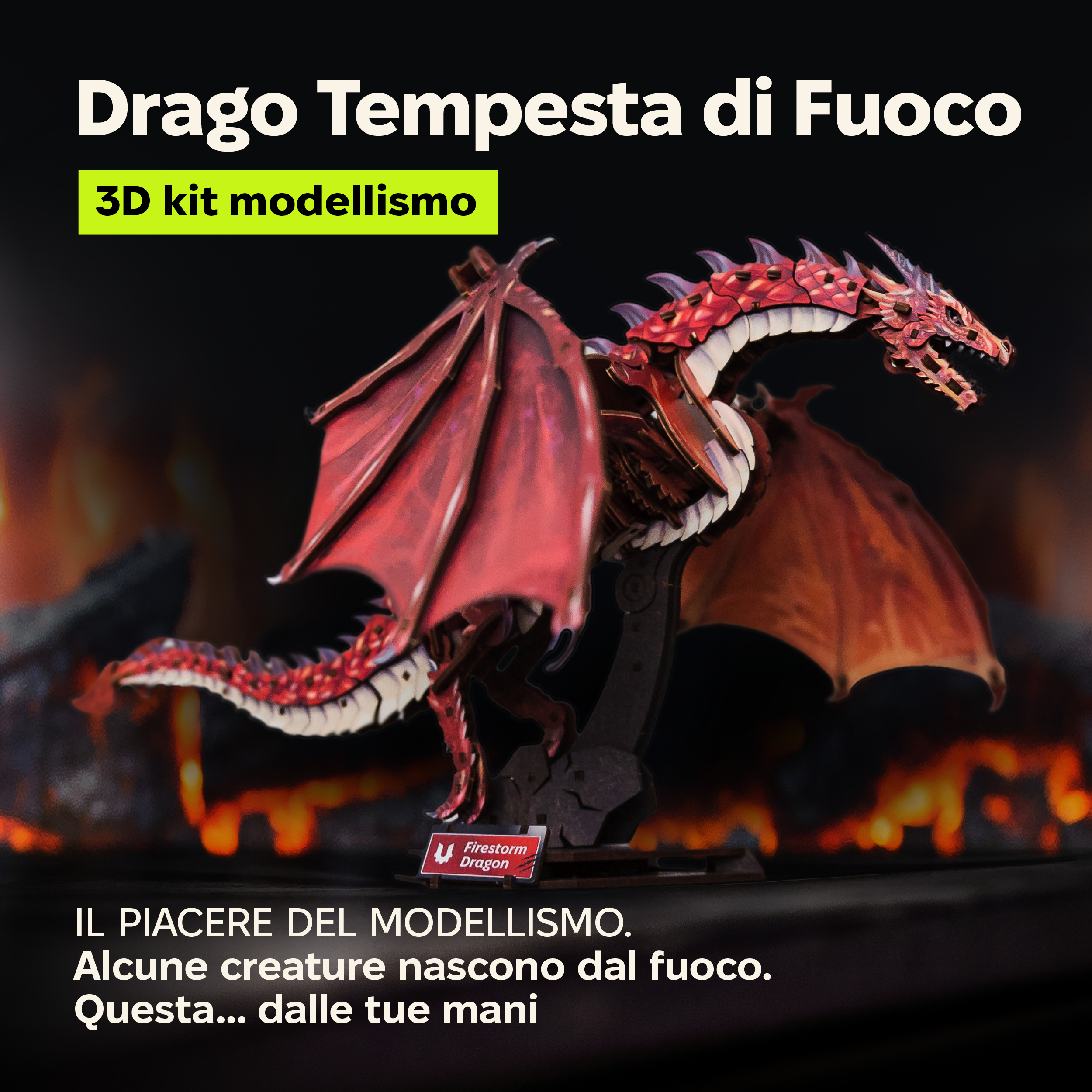 UGEARS - Drago della Tempesta di Fuoco