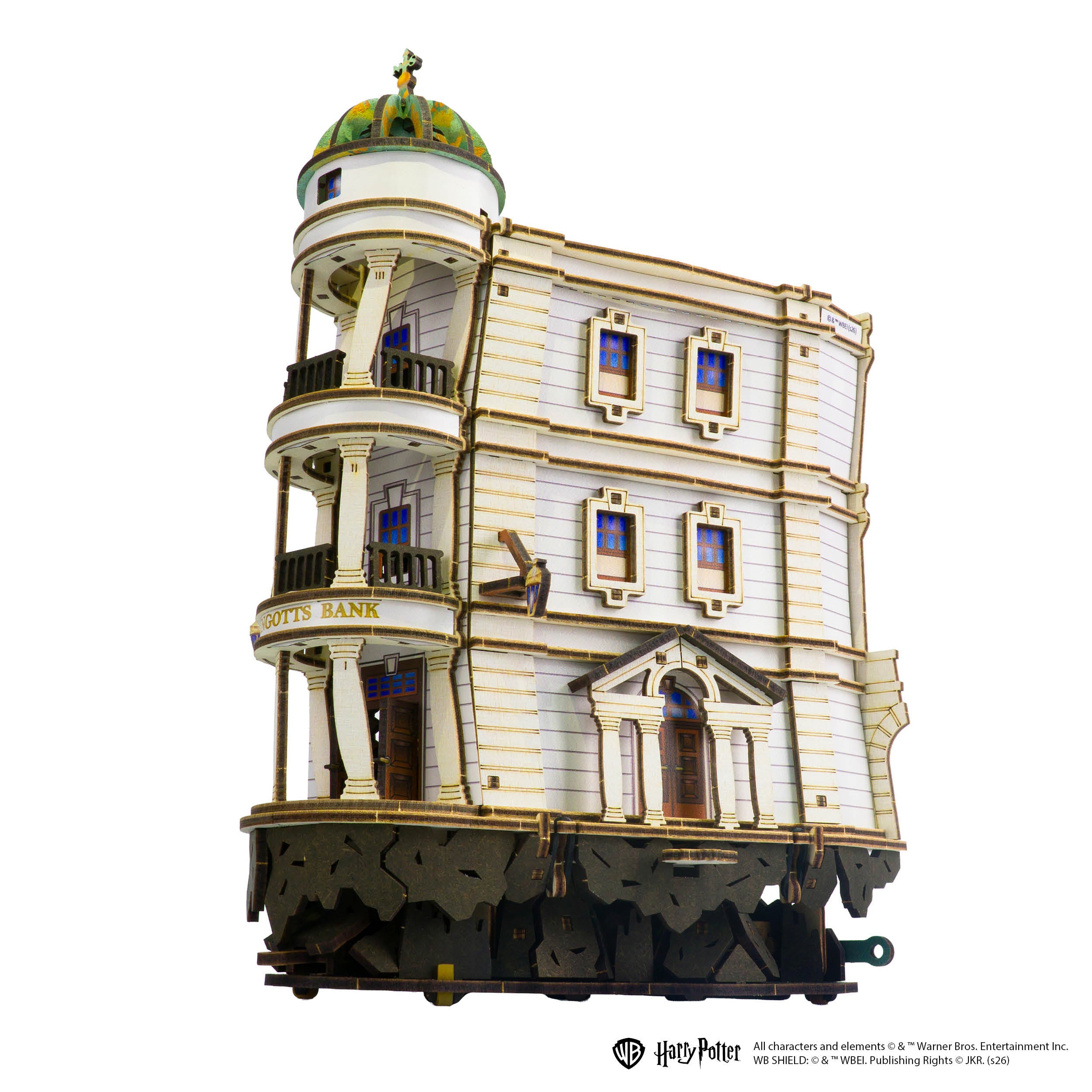UGEARS - Harry Potter - Pista da biglie – Banca dei Maghi Gringott™