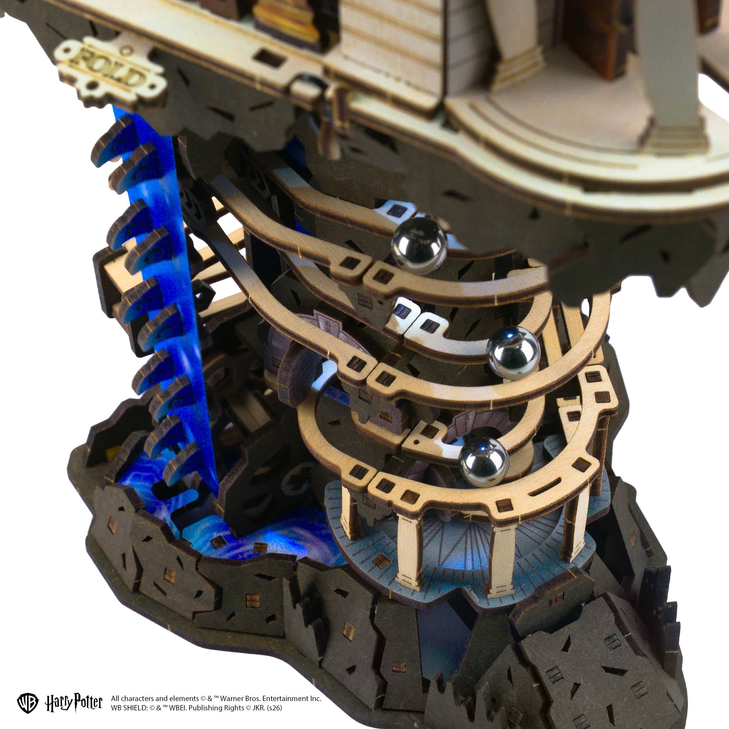 UGEARS - Harry Potter - Pista da biglie – Banca dei Maghi Gringott™