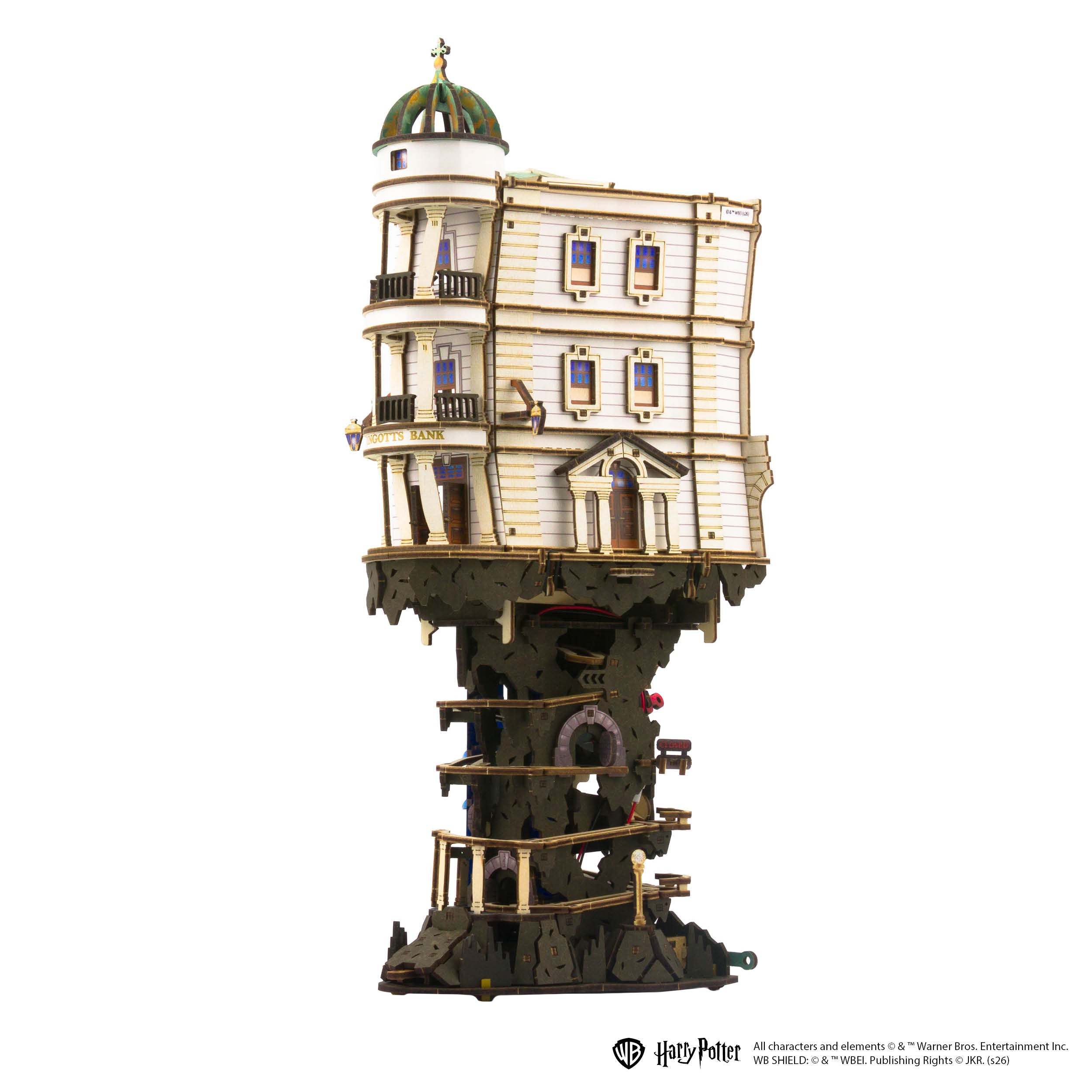 UGEARS - Harry Potter - Pista da biglie – Banca dei Maghi Gringott™