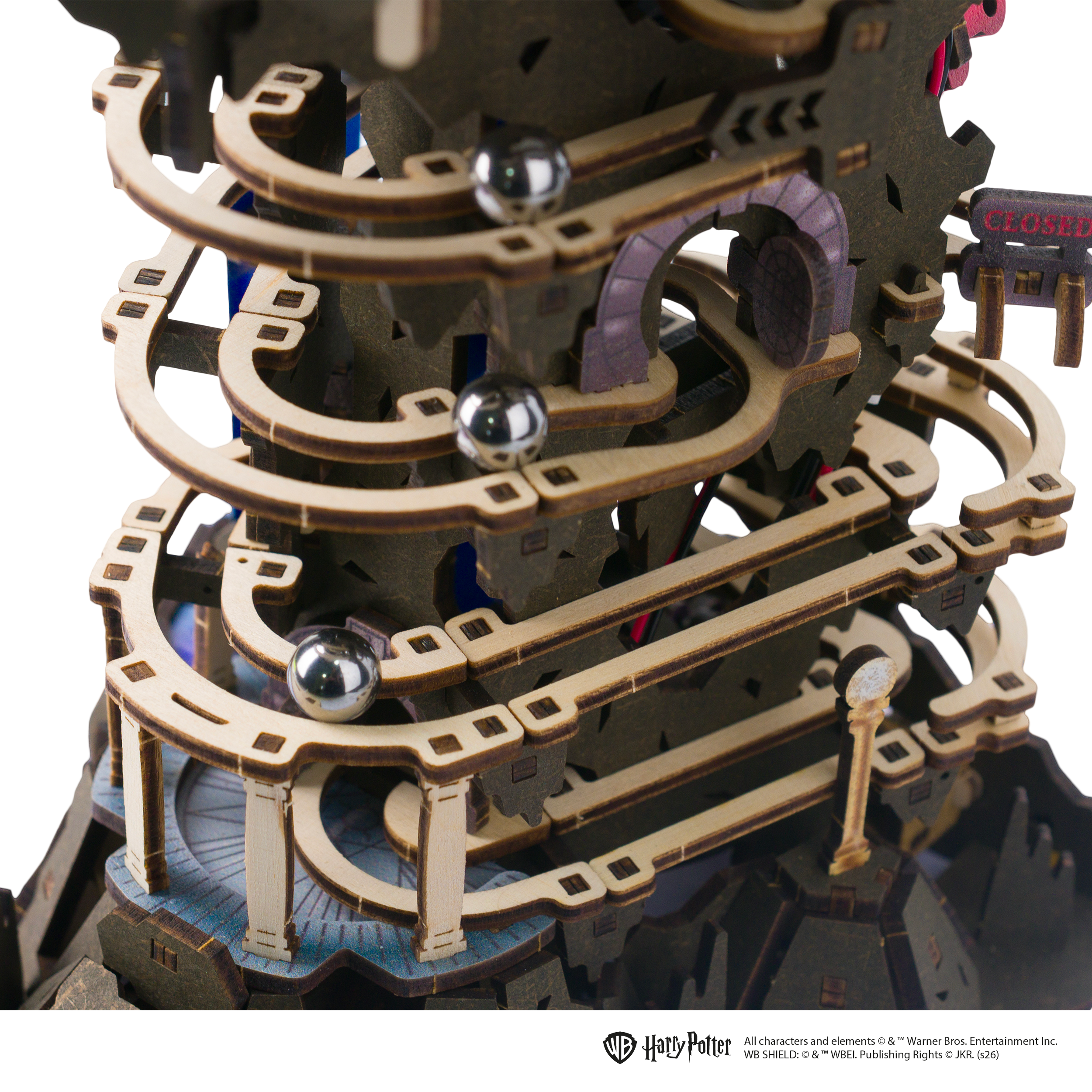 UGEARS - Harry Potter - Pista da biglie – Banca dei Maghi Gringott™