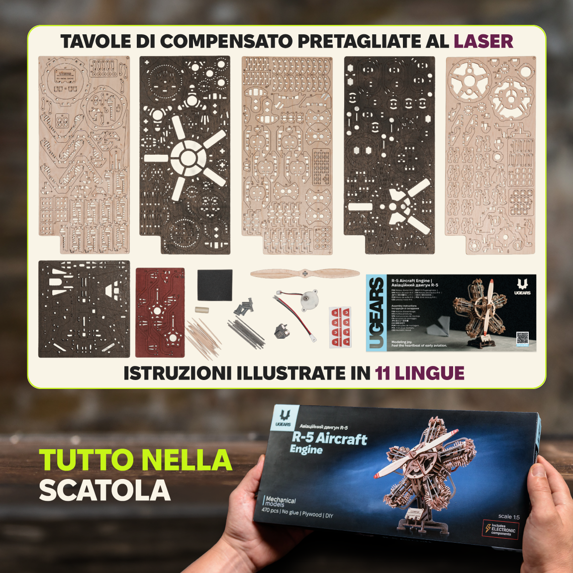 UGEARS - Motore aeronautico R-5