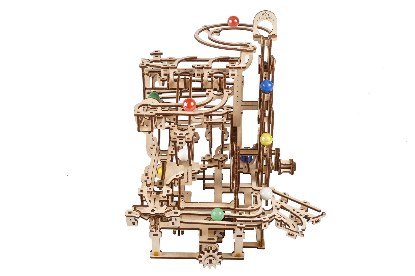 UGEARS - Pista da Biglie  Marble Run 3 - Paranco Multilivello