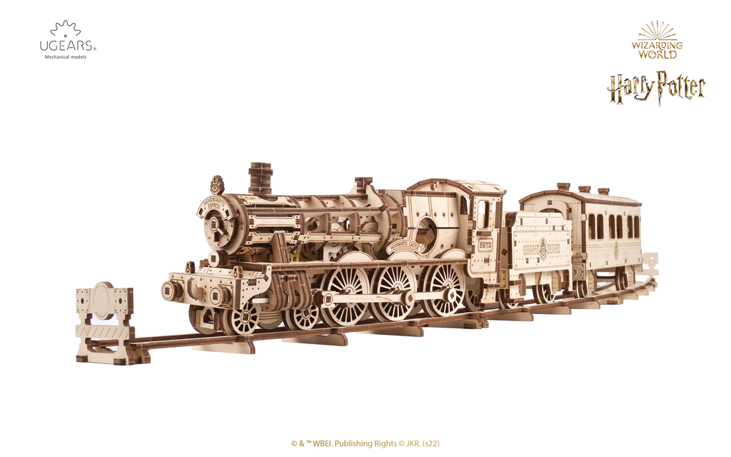 UGEARS - Set 3-in-1: Hogwarts Express + Nottetempo + Ford Anglia Volante