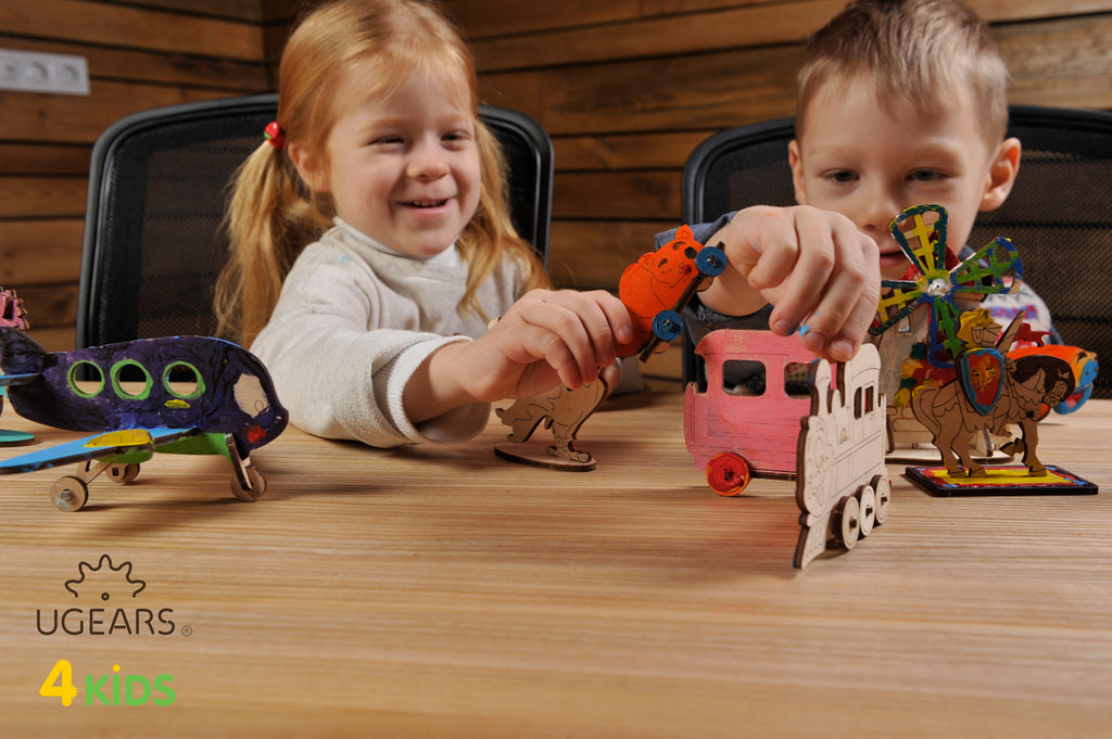 UGEARS KIDS - Gattino e Cucciolo